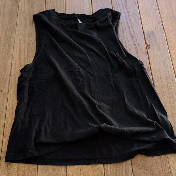 Fabletics Tops - Women's Fabletics Solid Black Sleeveless Active Wear Tank Top Size Medium